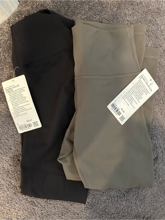 lululemon athletica Pants - Lululemon Wunder Train High-Waist Leggings Duo — Black & Olive